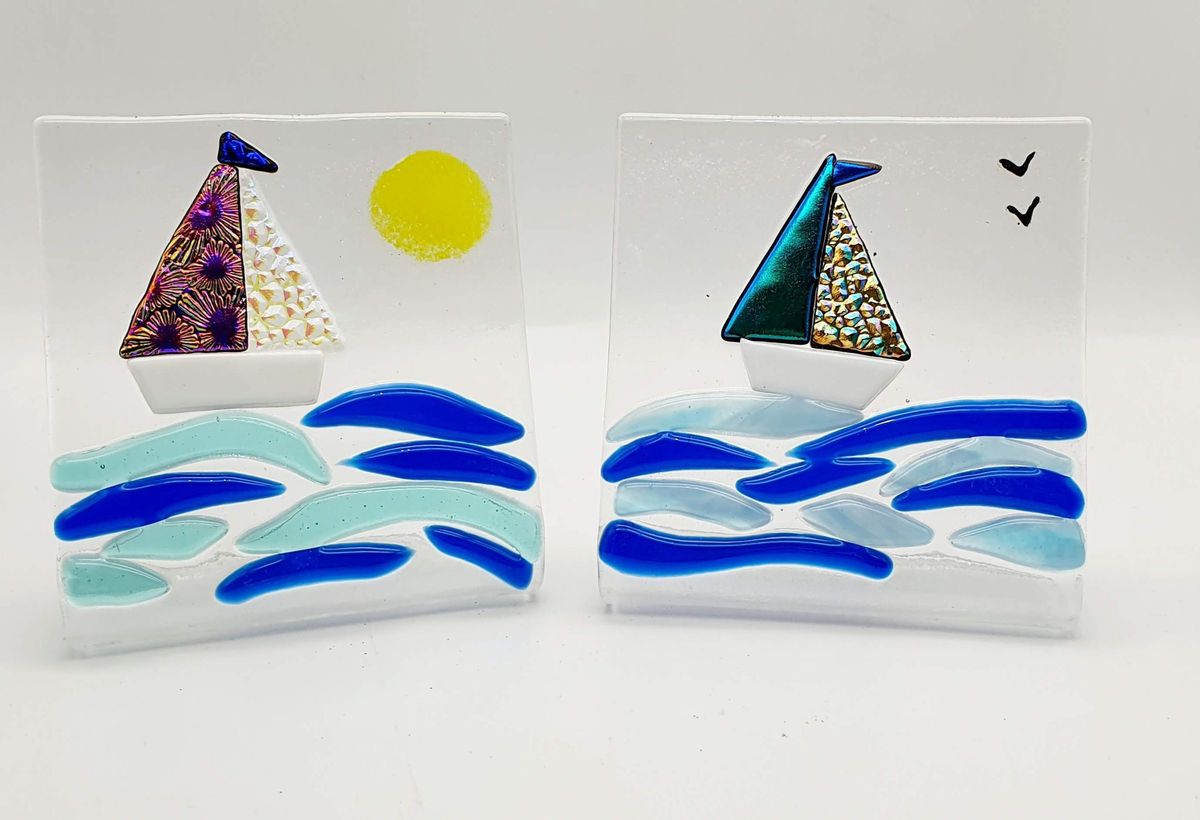 Fused Glass Stand Up Art (make 2 pp)