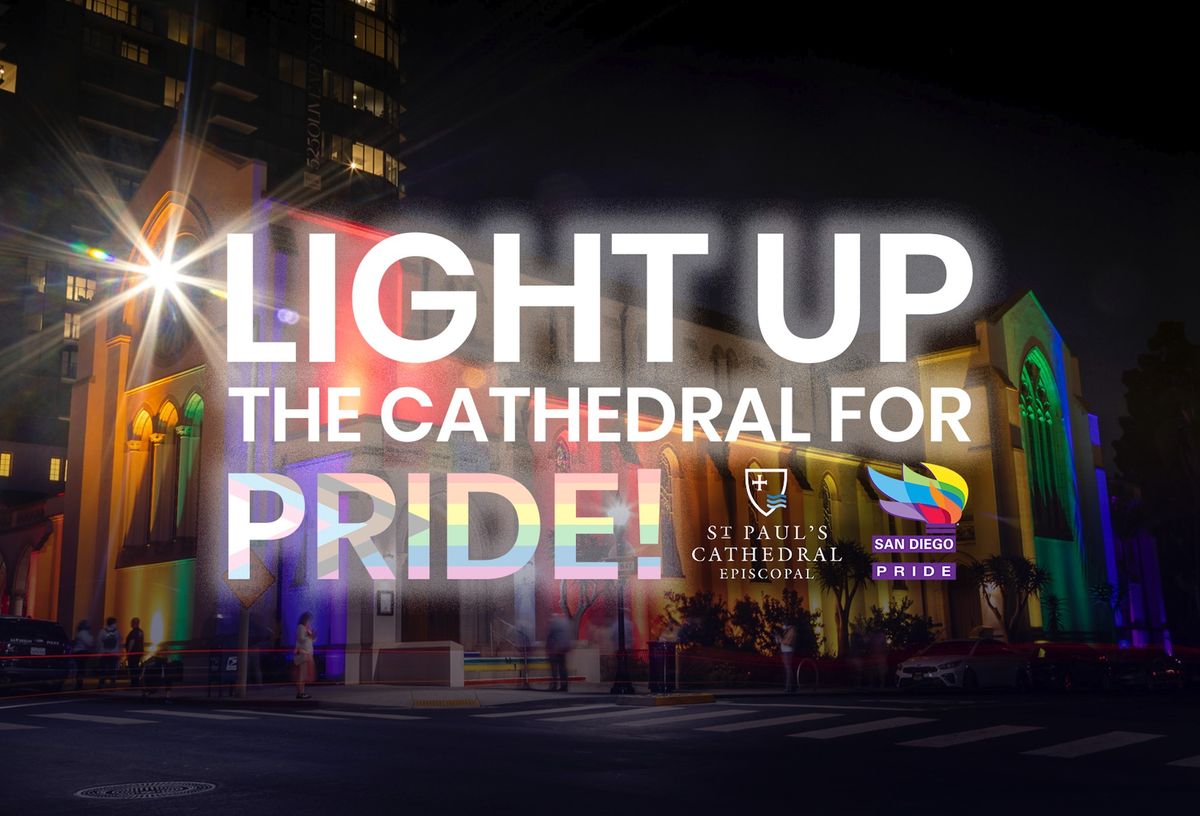 Light up the Cathedral for PRIDE!