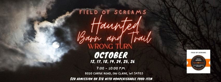 Field of Screams Haunted Trail and Barn 2024