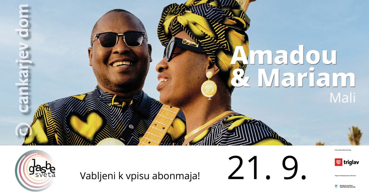 Amadou & Mariam \/\/ Abonma Glasbe sveta 