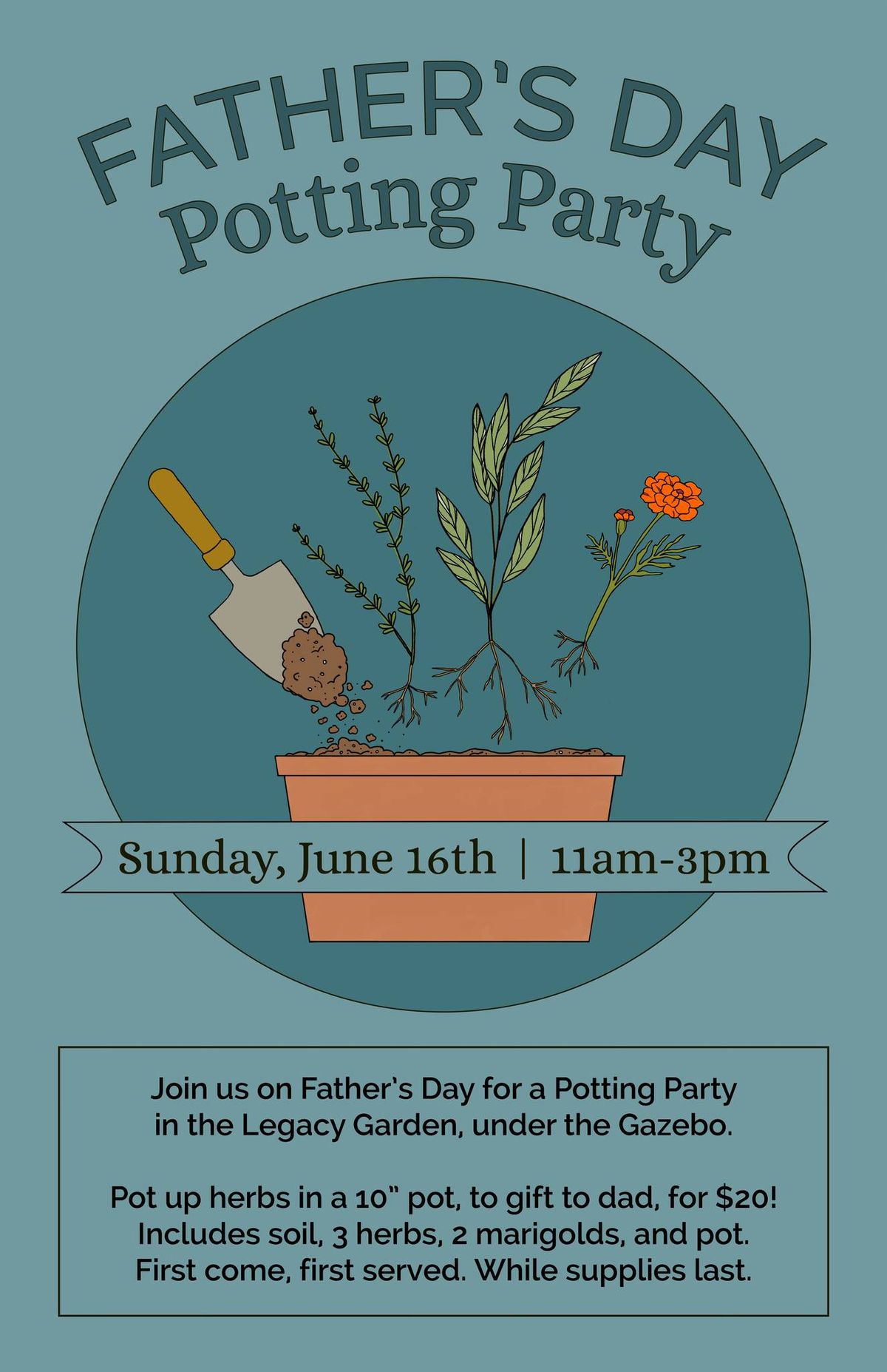 Father's Day Potting Party