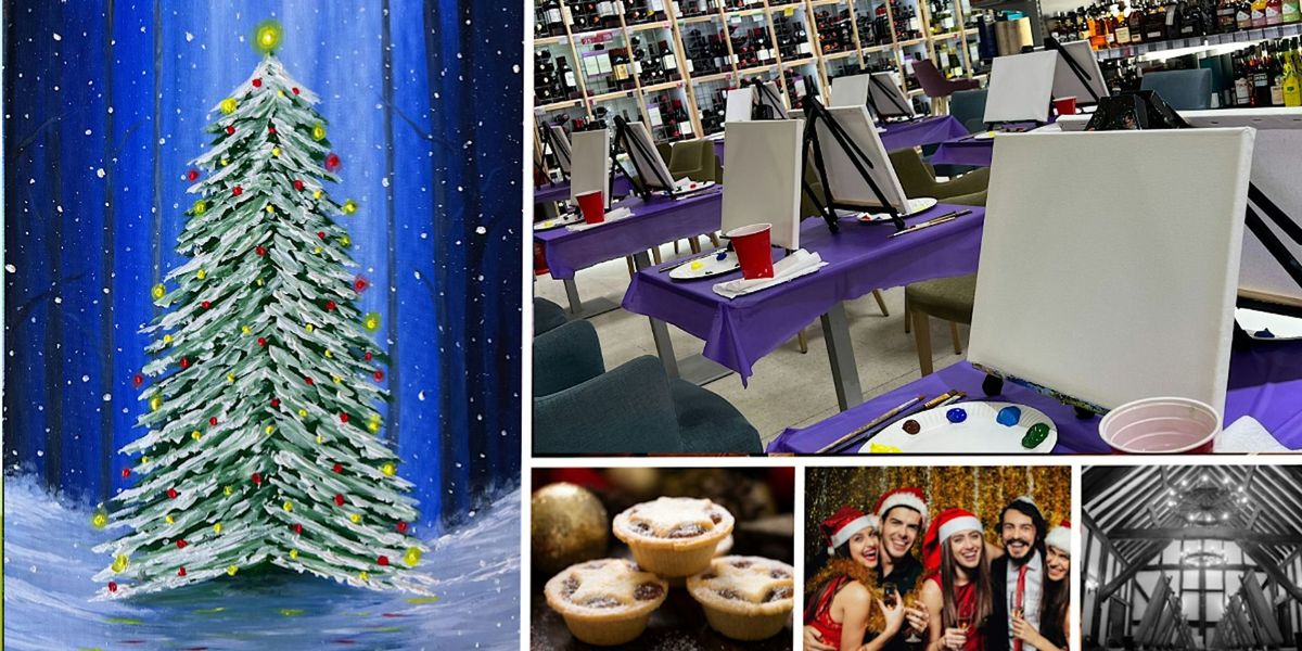 Paint, Wine and Platter  Night - Haywards Heath - 'Christmas Special'