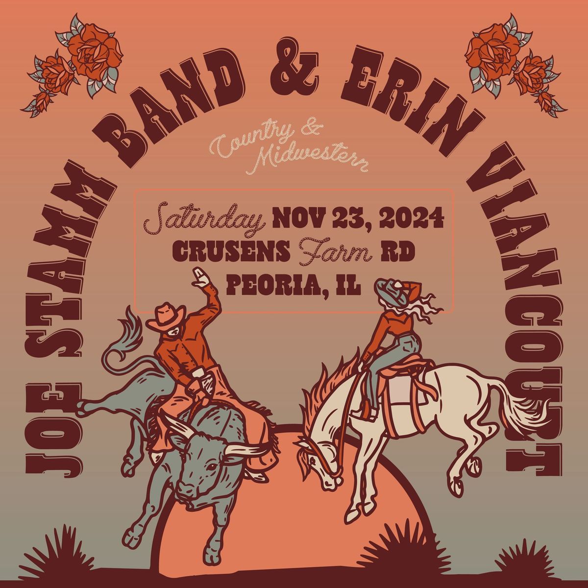 Joe Stamm Band & Erin viancourt at Crusens November 23rd