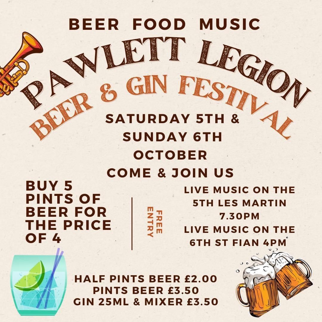 St. Fian @ Pawlett Legion, Beer and Gin Festival