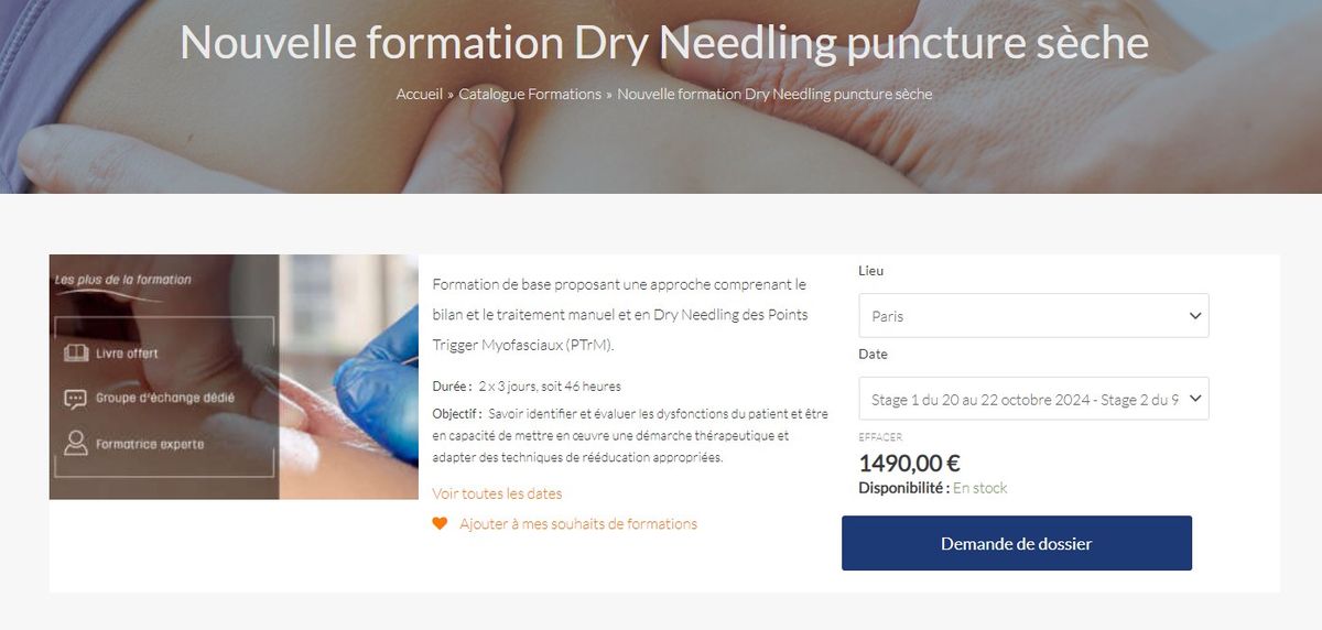 Formation Dry Needling