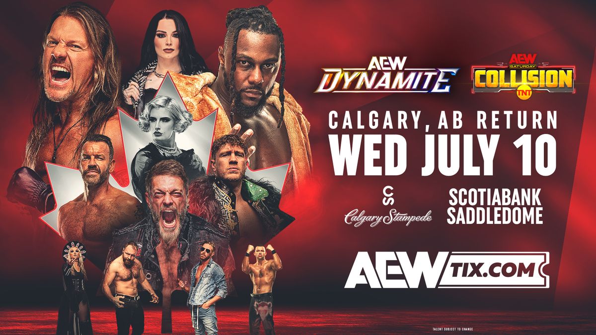 All Elite Wrestling at the Calgary Stampede July 10, 2024!