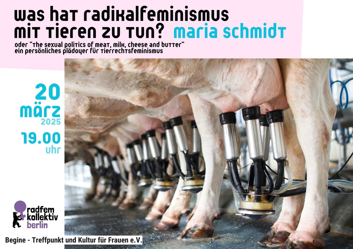 Was hat Radikalfeminismus mit Tieren zu tun?