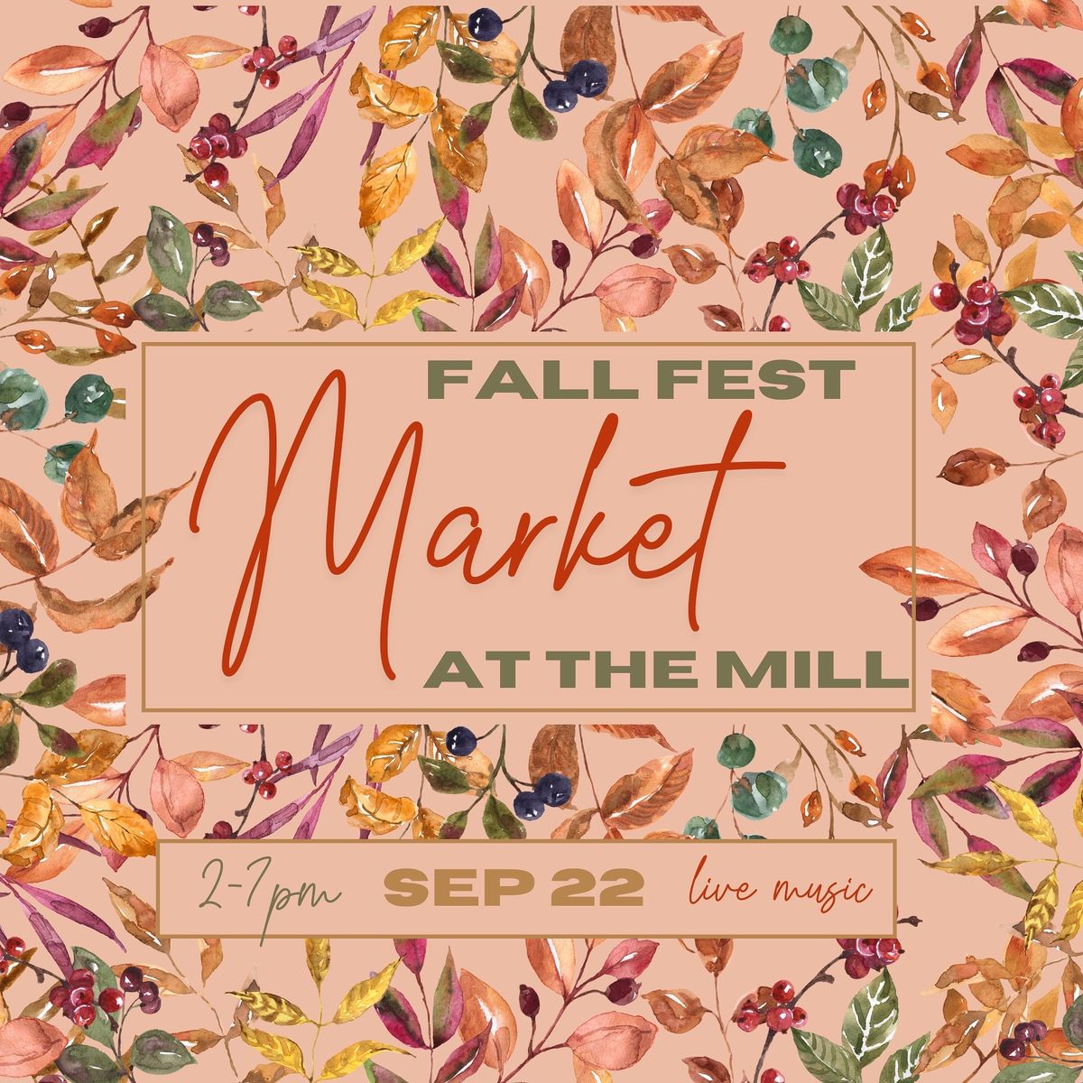 Fall Market at the Mill