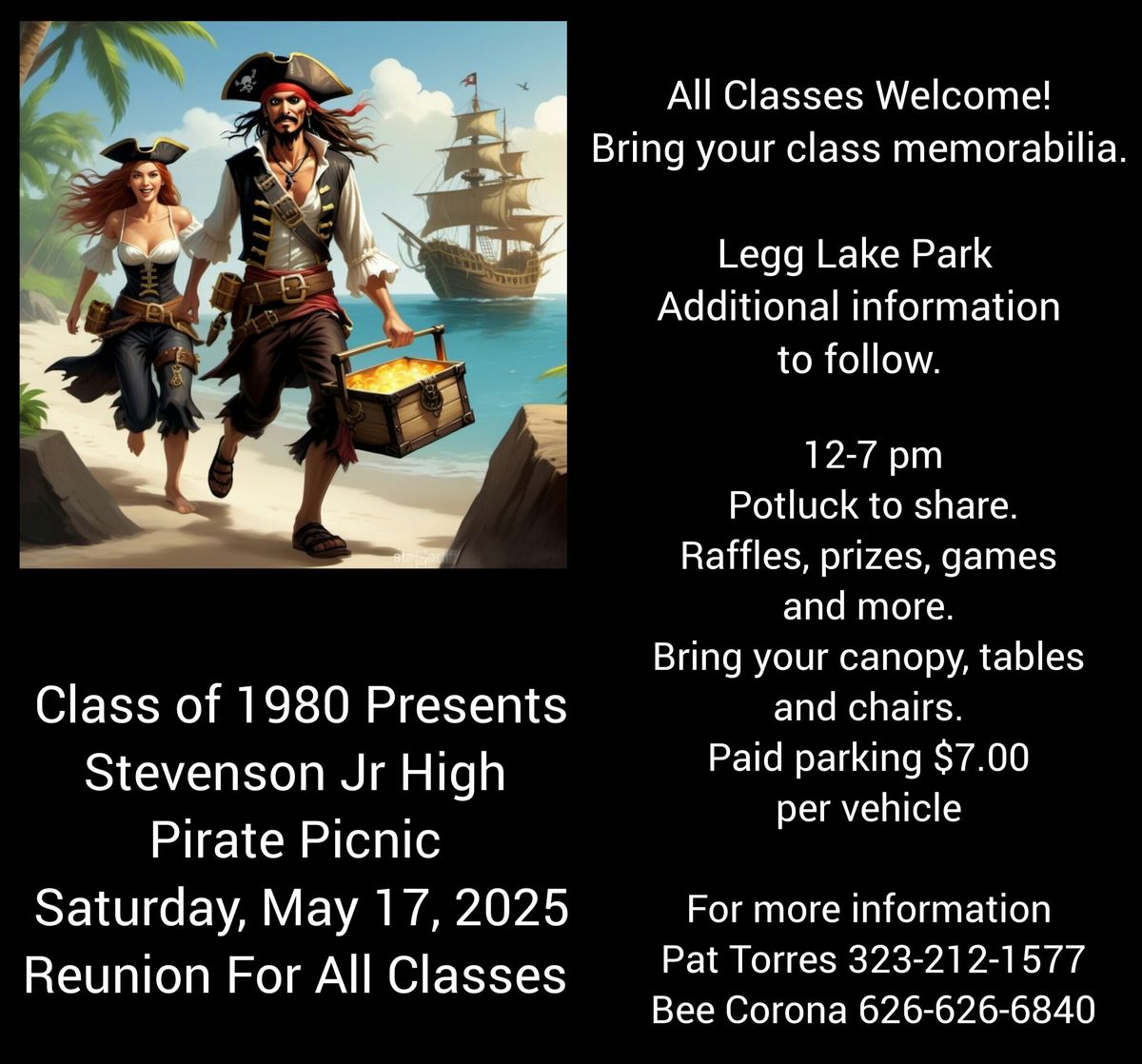 Stevenson Pirates ELA  Reunion Picnic 