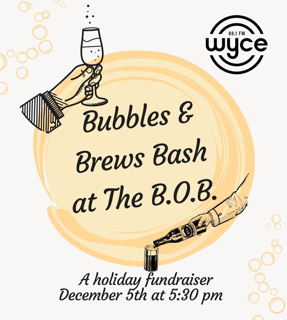 WYCEs 23rd Annual Bubbles & Brews Bash