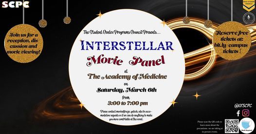 SCPC Presents: Interstellar Movie Panel