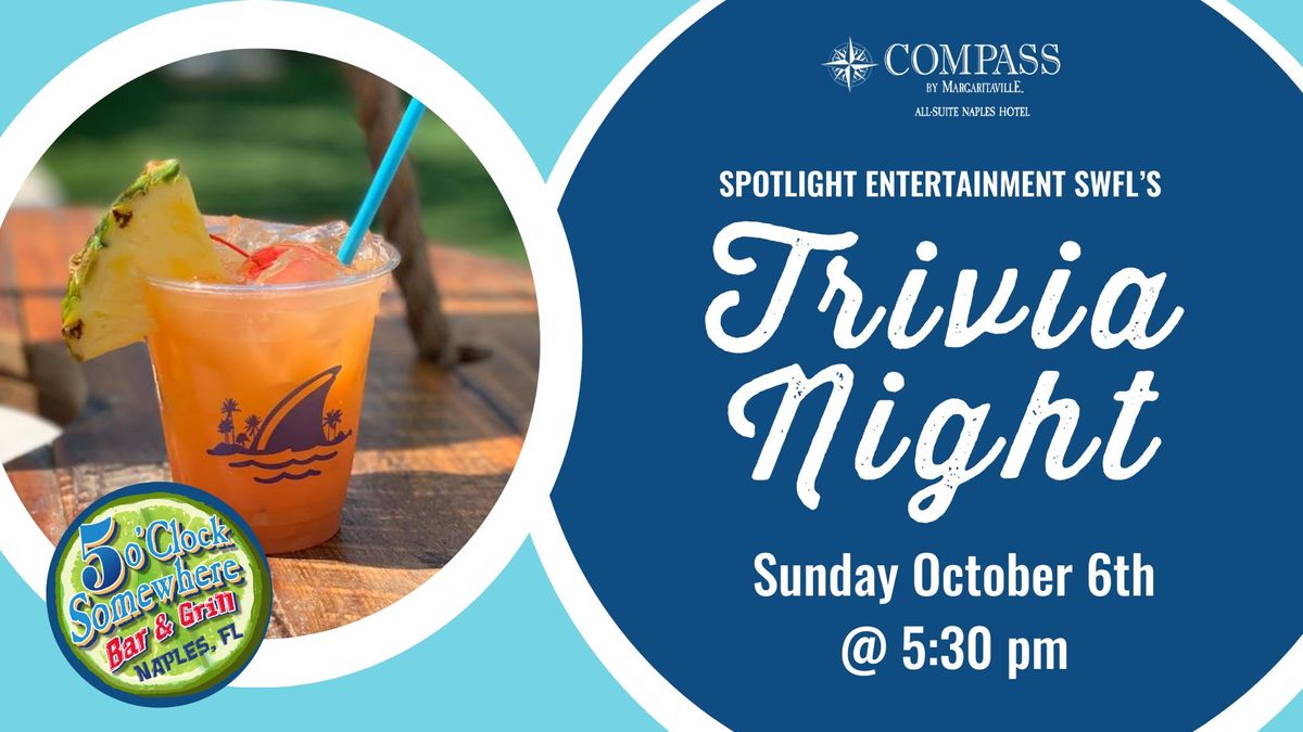 SUNDAY NIGHT TRIVIA: October 6th