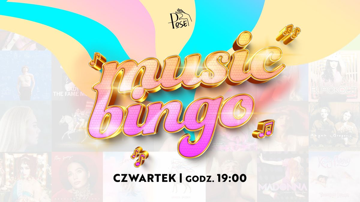 Czwartkowe MUSIC BINGO w La Pose \ud83c\udfb6