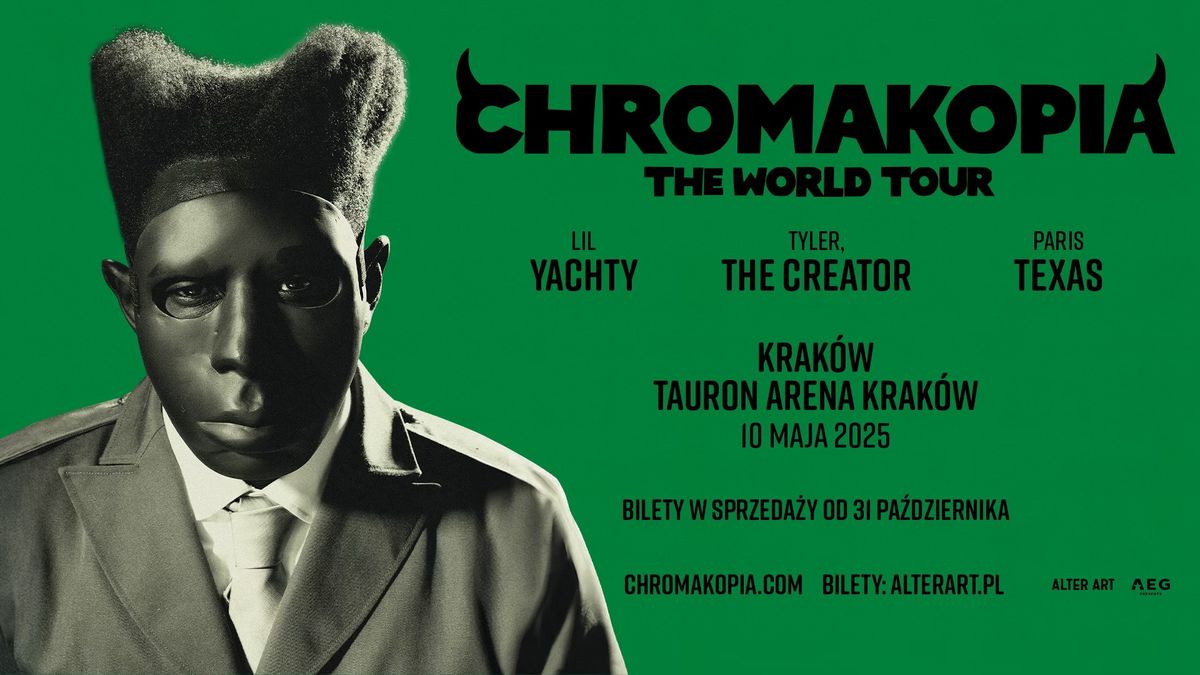 TYLER, THE CREATOR - CHROMAKOPIA: THE WORLD TOUR | 10.05.2025 | TAURON ARENA KRAK\u00d3W