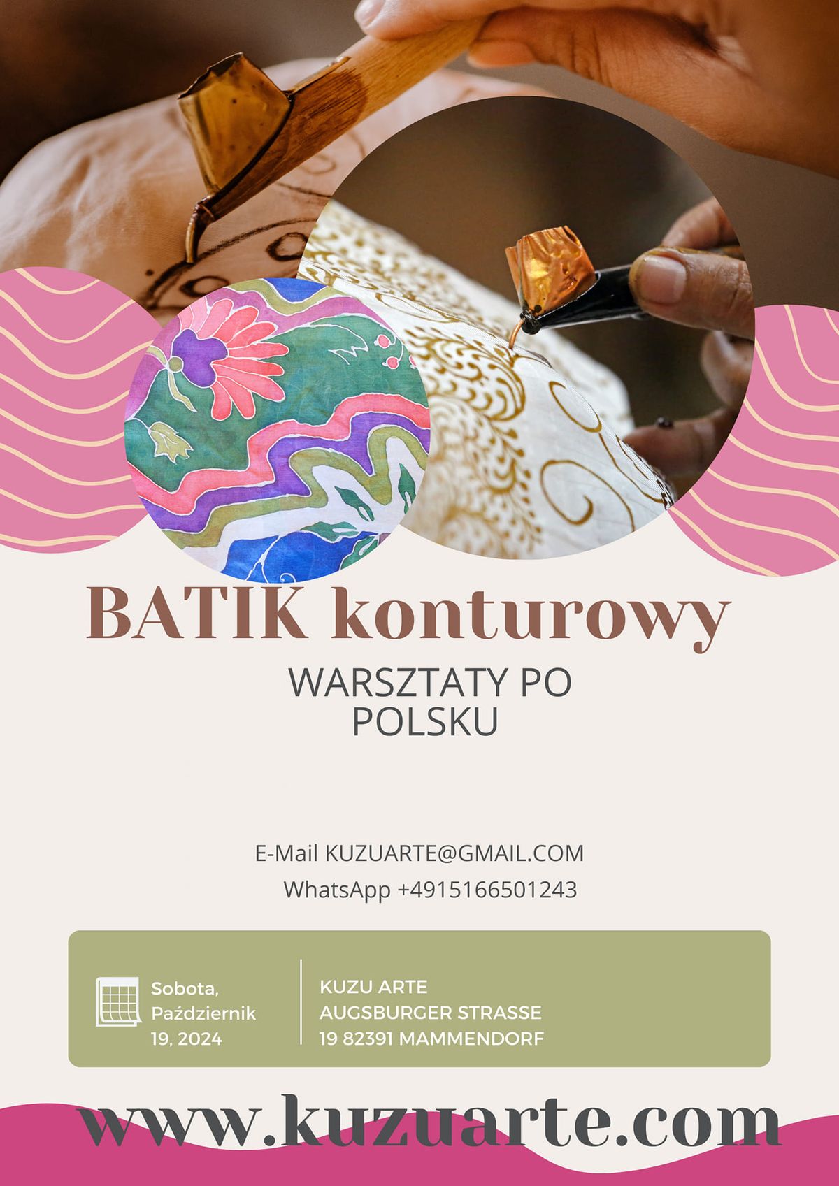 Batik konturowy 