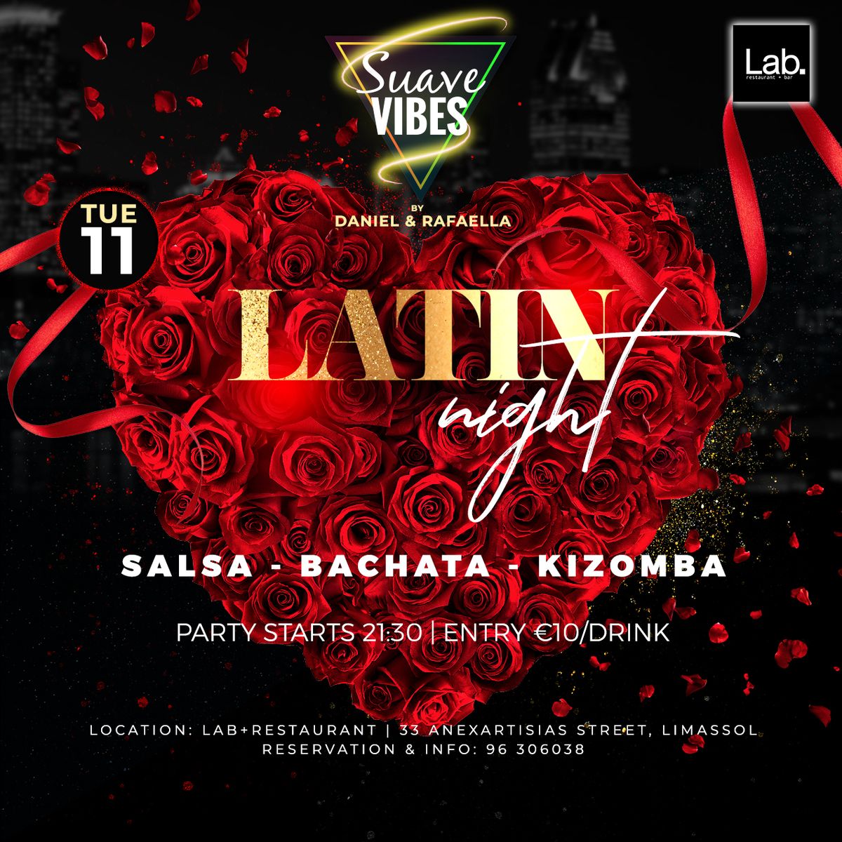 Suave Vibes Latin Night - Valentines Edition