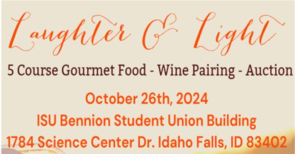 Laughter and Light Gourmet Food, Wine Pairing and Auction 