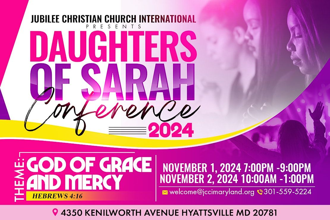Daughters of Sarah Annual Conference 2024, 4350 Kenilworth Avenue