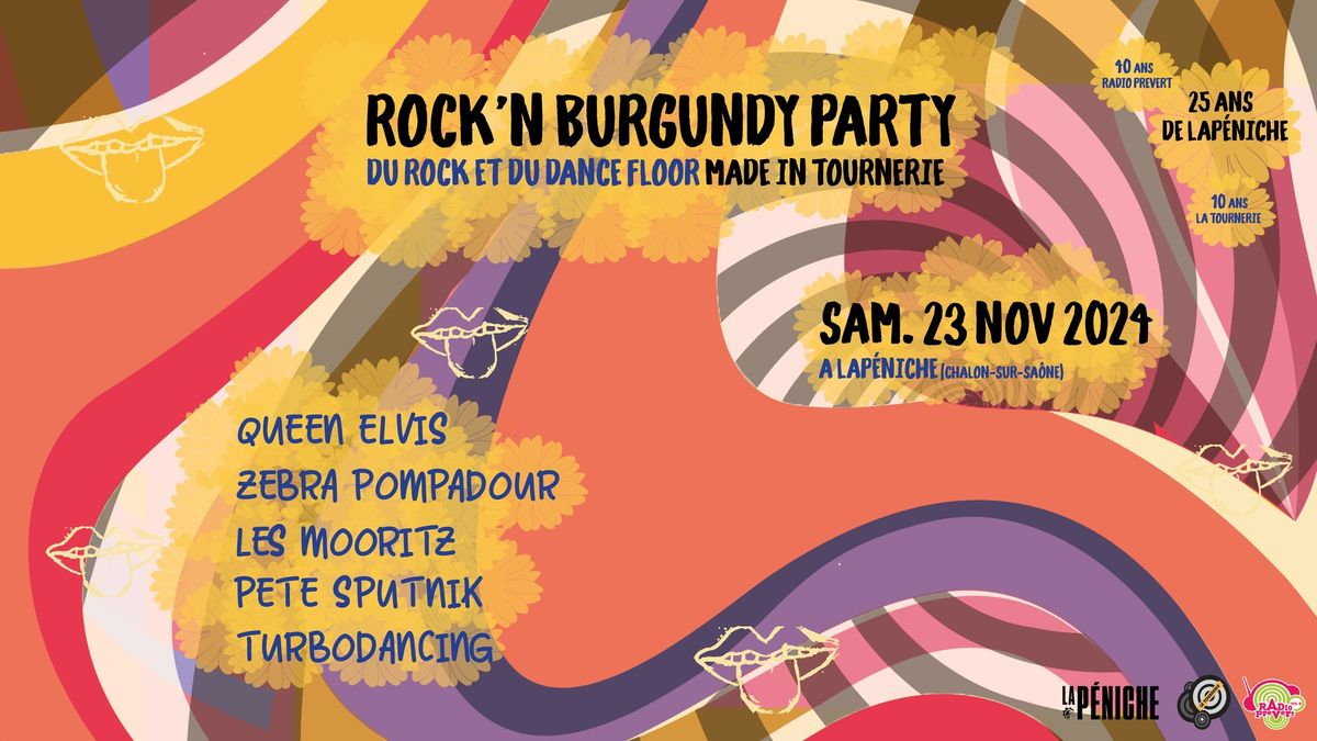 [25ans x 10ans x 40ans ] Rock'n Burgundy Party