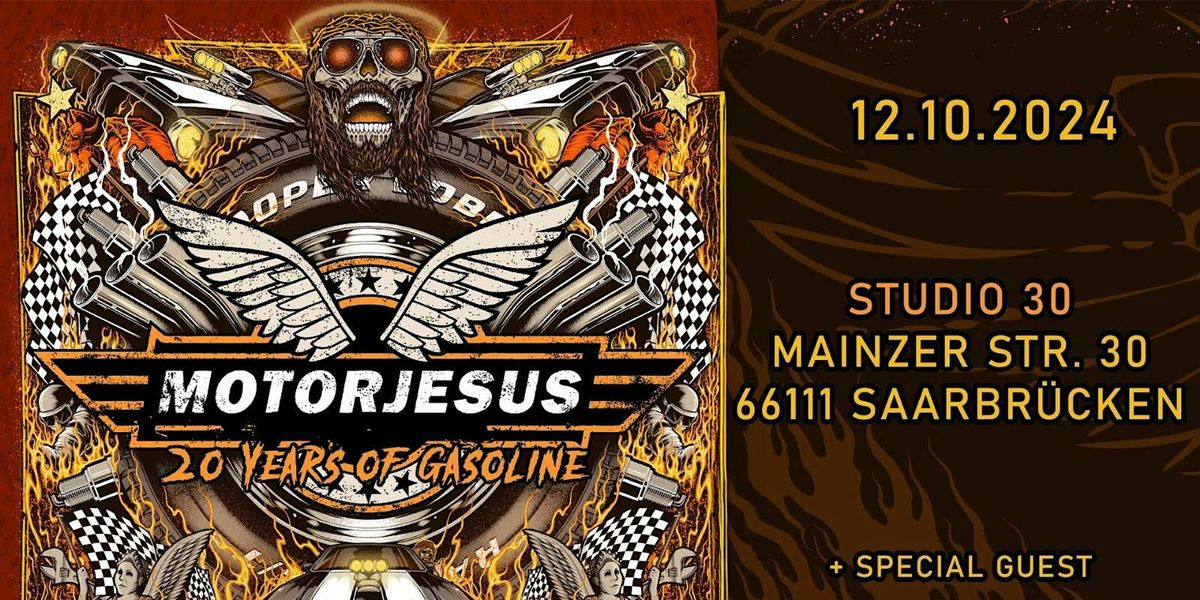 Motorjesus "20 Years of Gasoline"|Saarbr\u00fccken