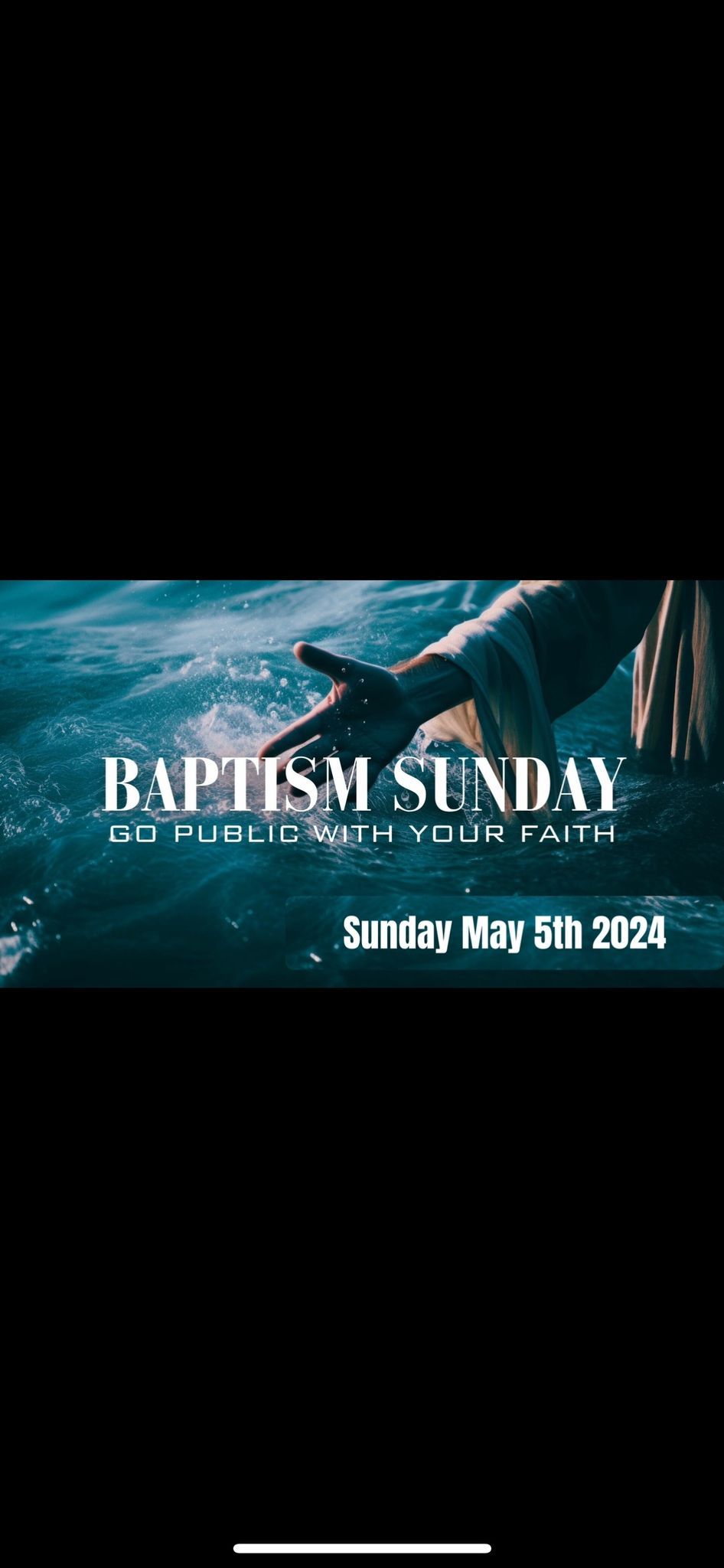 Baptism Sunday 