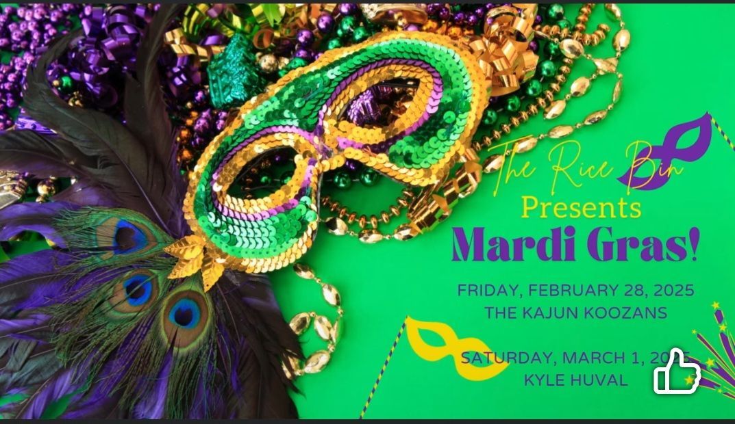 Mardi Gras @ The Rice Bin Saloon