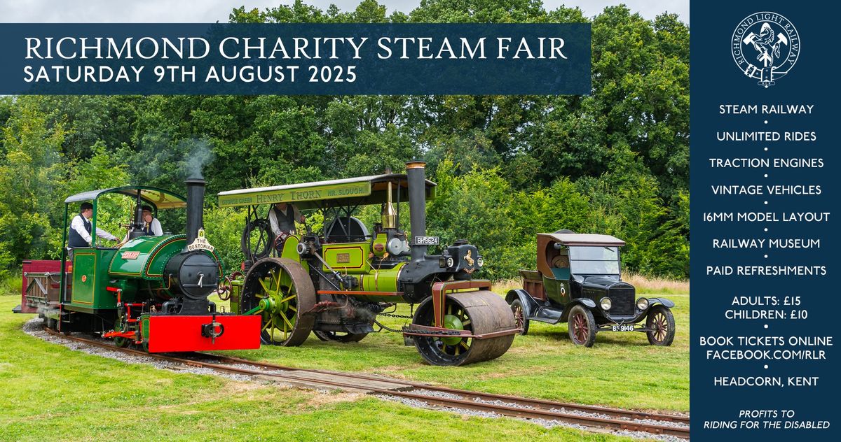 Richmond Charity Steam Fair 2025