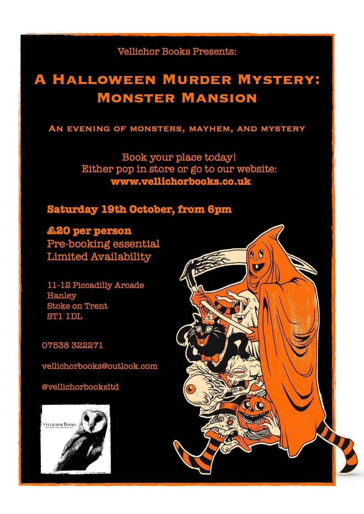 A Halloween Murder Mystery: Monster Mansion