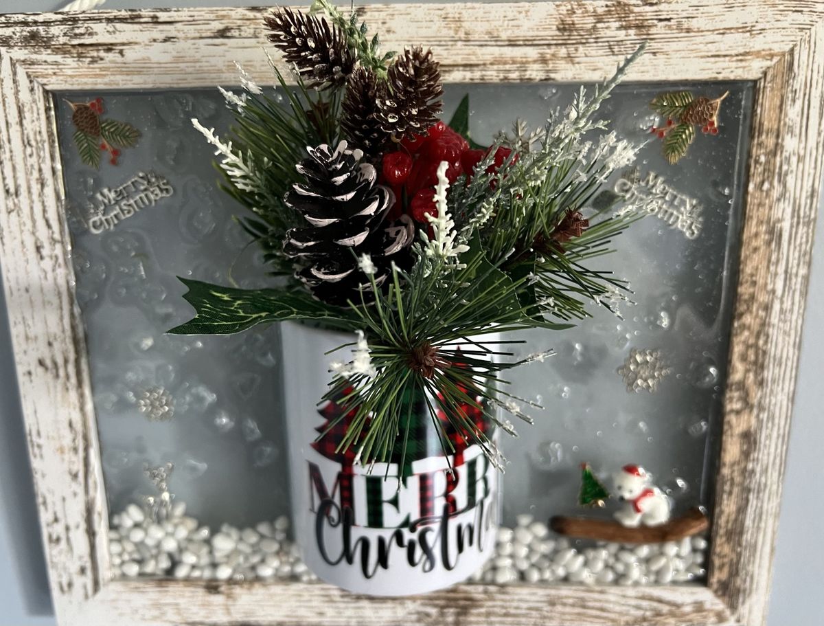 Holiday Mug resin art