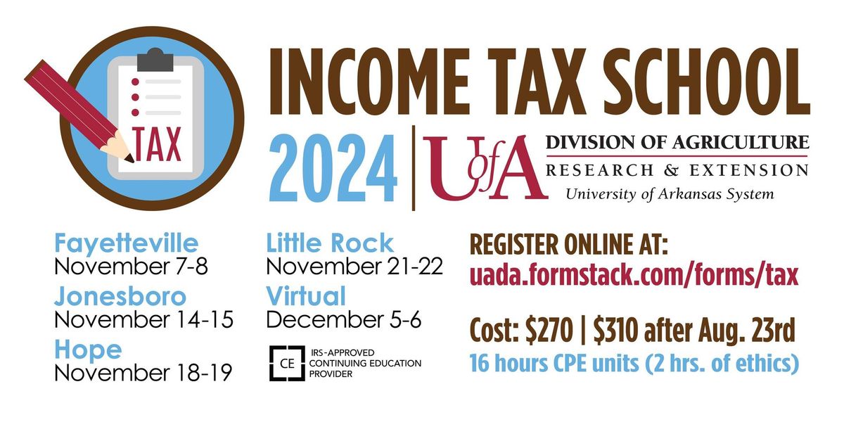 2024 In-Person Income Tax School