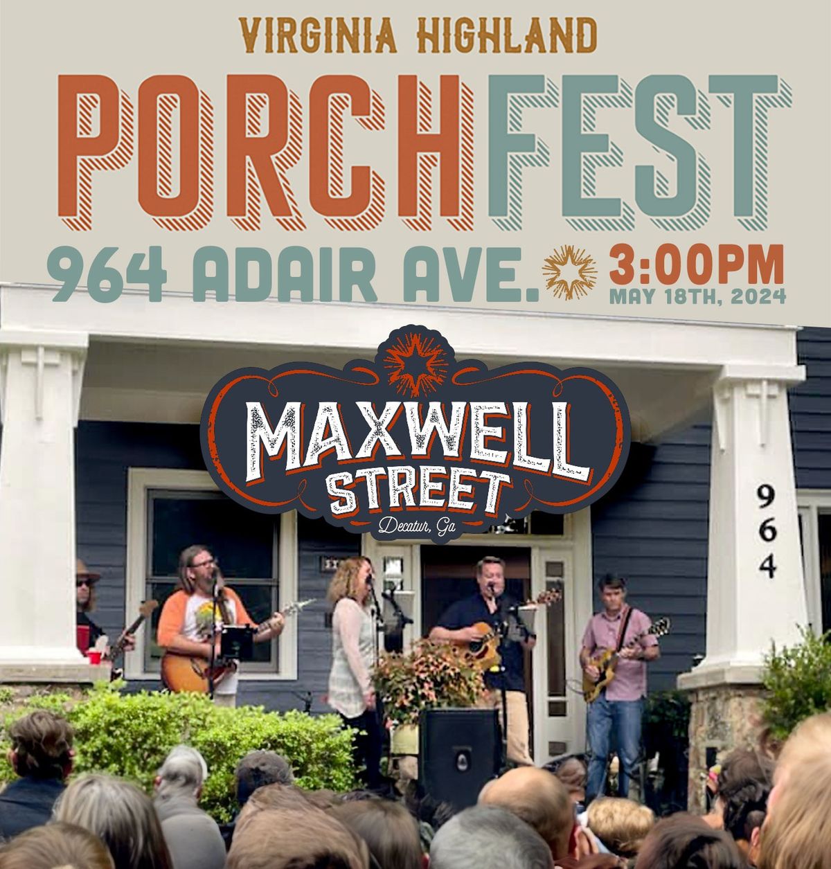 Maxwell Street @ Virginia Highlands Porchfest