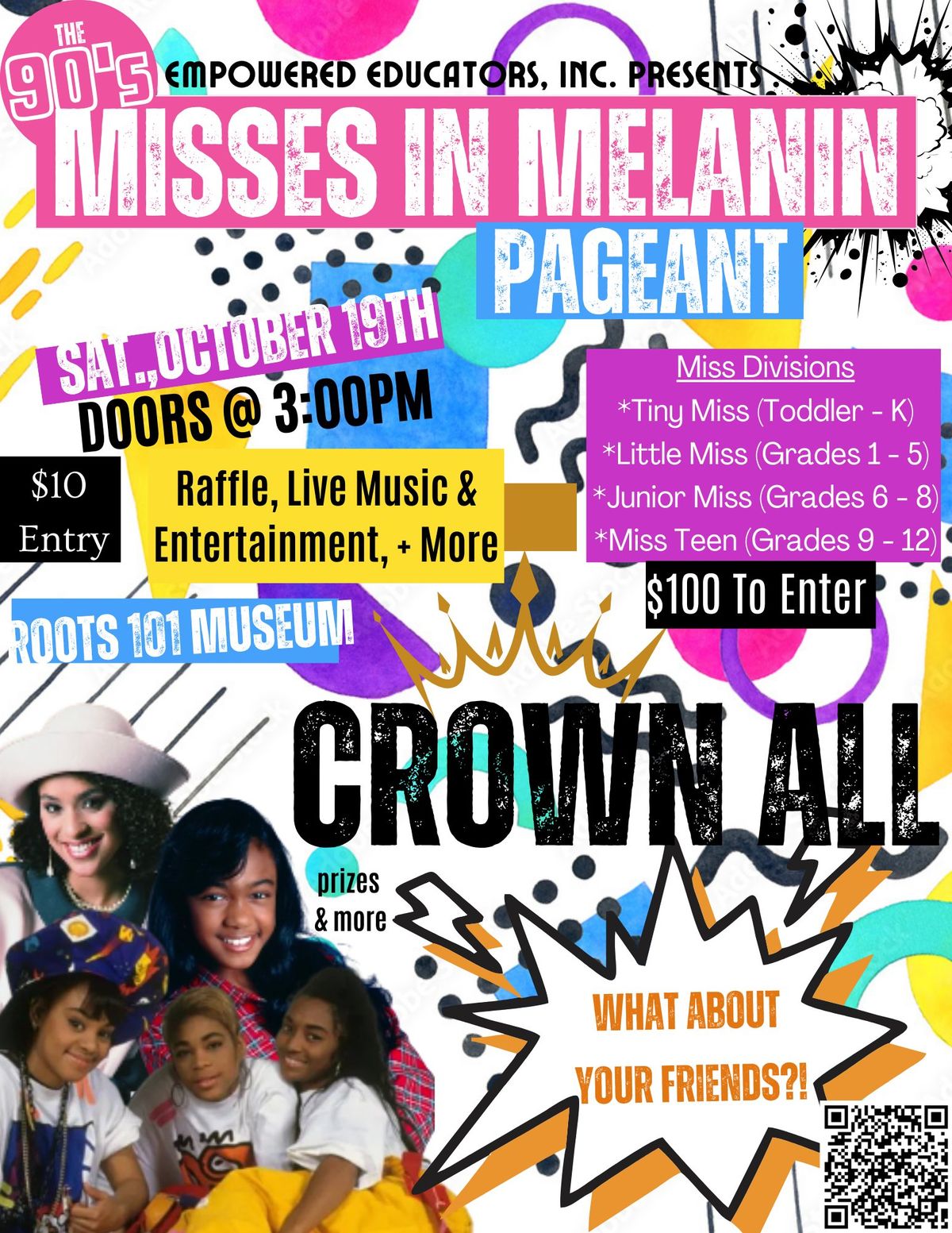 The 90's Misses in Melanin Pageant 