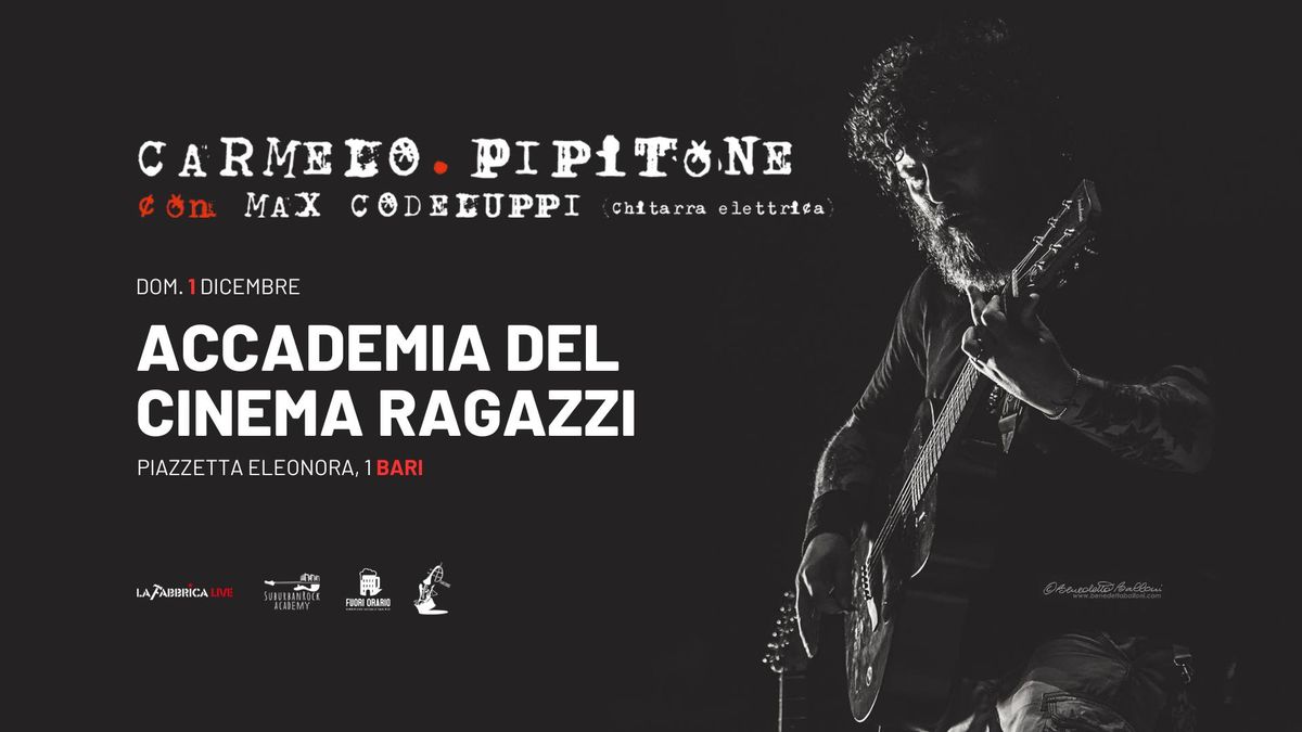 Carmelo Pipitone (con Max Codeluppi) live