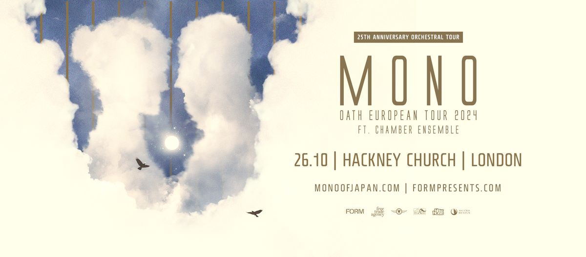 MONO 25th Anniversary Orchestral Tour, live at Hackney Church - London