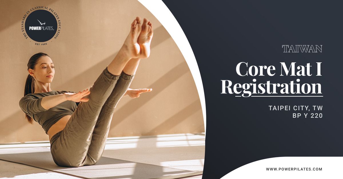 Pilates Certification Course: Core Mat I in Taipei, Taiwan