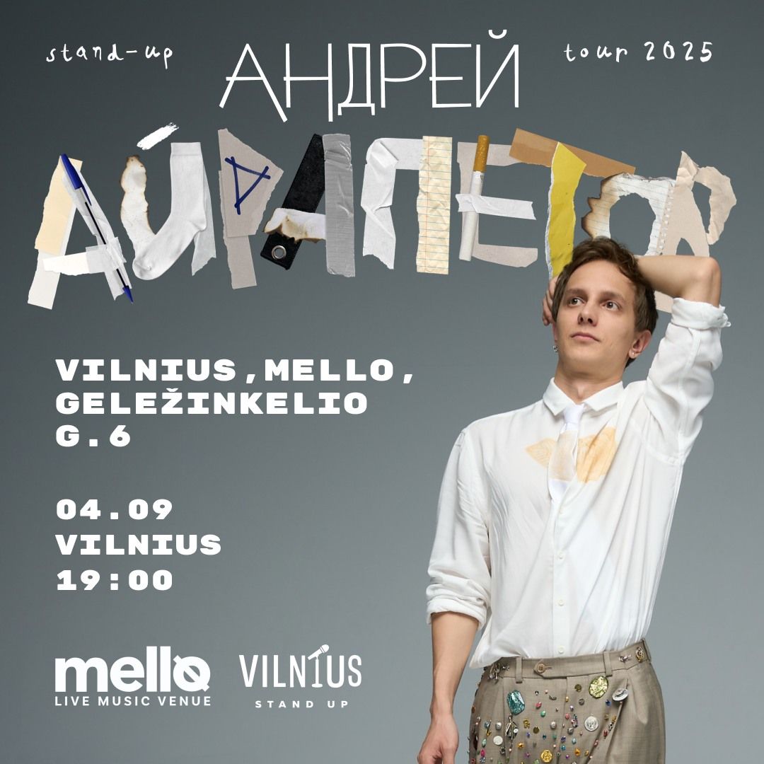 Andrei Ayrapetov comedy stadn up show | VILNIUS