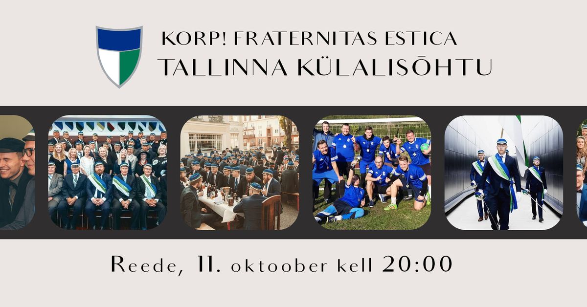 Korp! Fraternitas Estica s\u00fcgissemestri III k\u00fclalis\u00f5htu Tallinnas