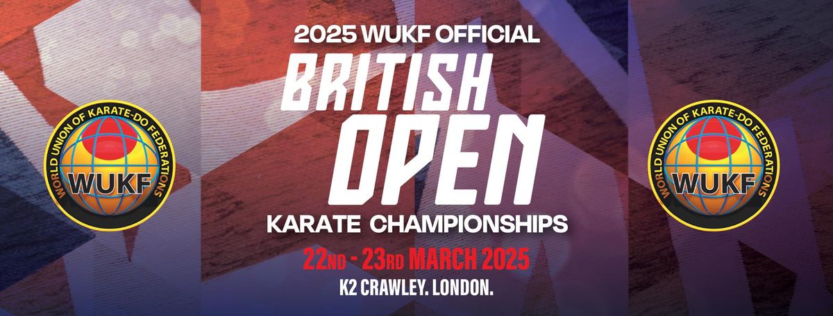 2025 Official WUKF British Open Karate Championships