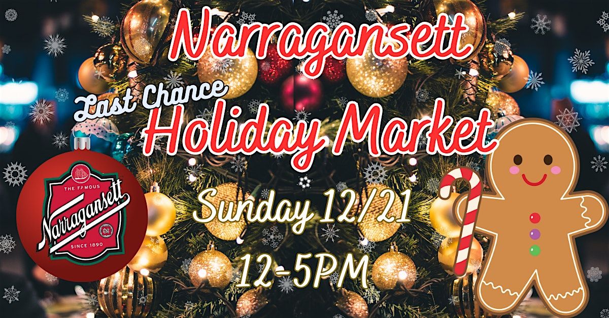 Narragansett "Last Chance" Holiday Vendor Marketplace