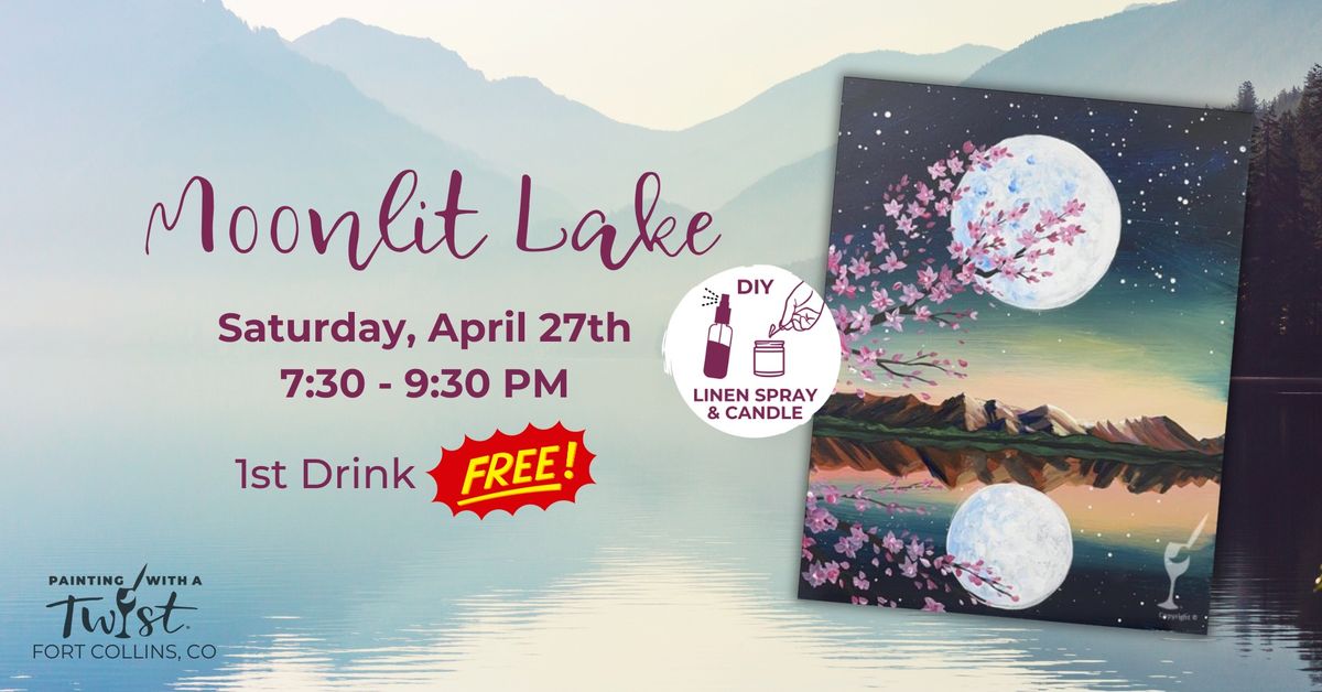 Moonlit Lake: 1st drink free, add a candle!