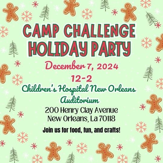 Camp Challenge Holiday Party!!