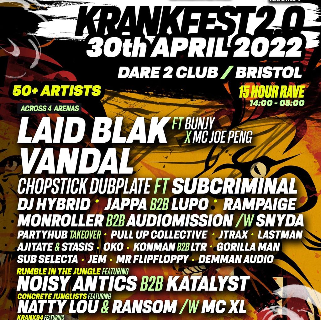 Blurred Vision X KRANK94 Pres. KRANKFEST 2.0.