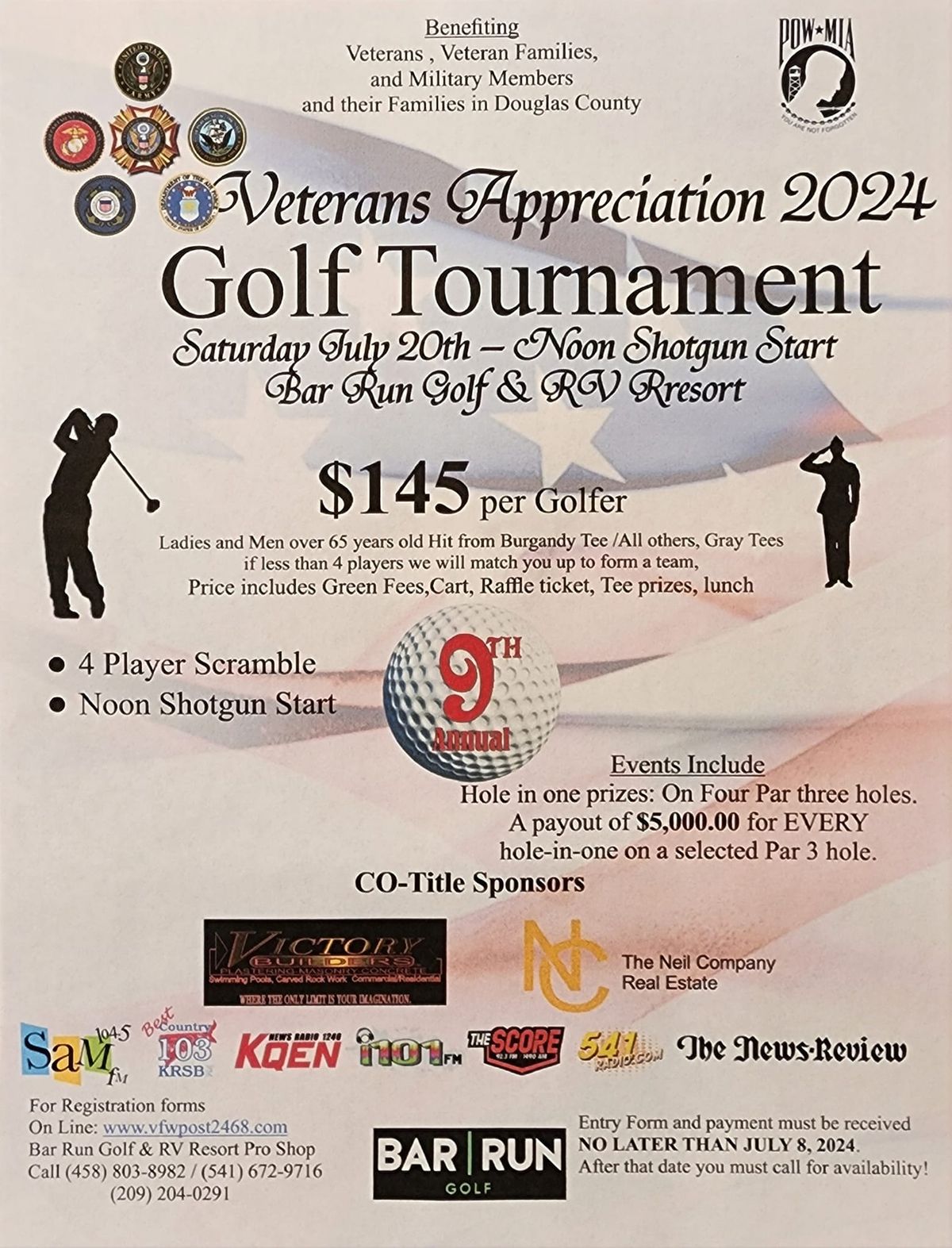 Veterans Appreciation 2024 Golf Tournament 