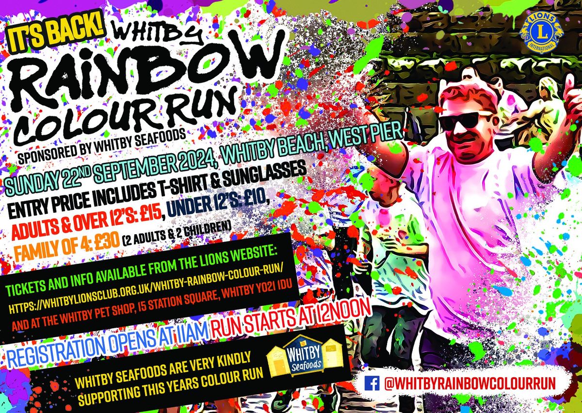 Whitby Lion's Rainbow Colour Run