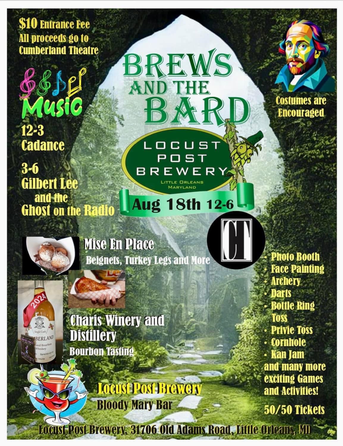 Brews and The Bard Festival