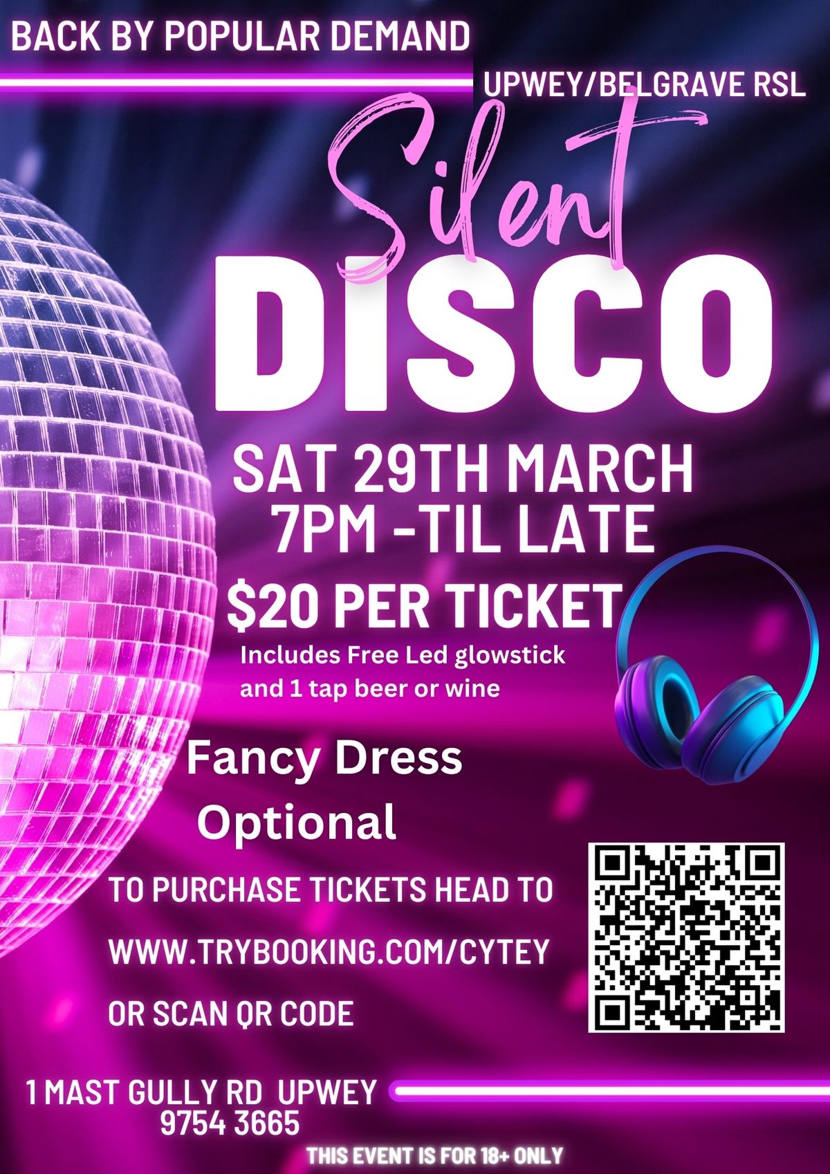 Silent Disco Back By Popular Demand 