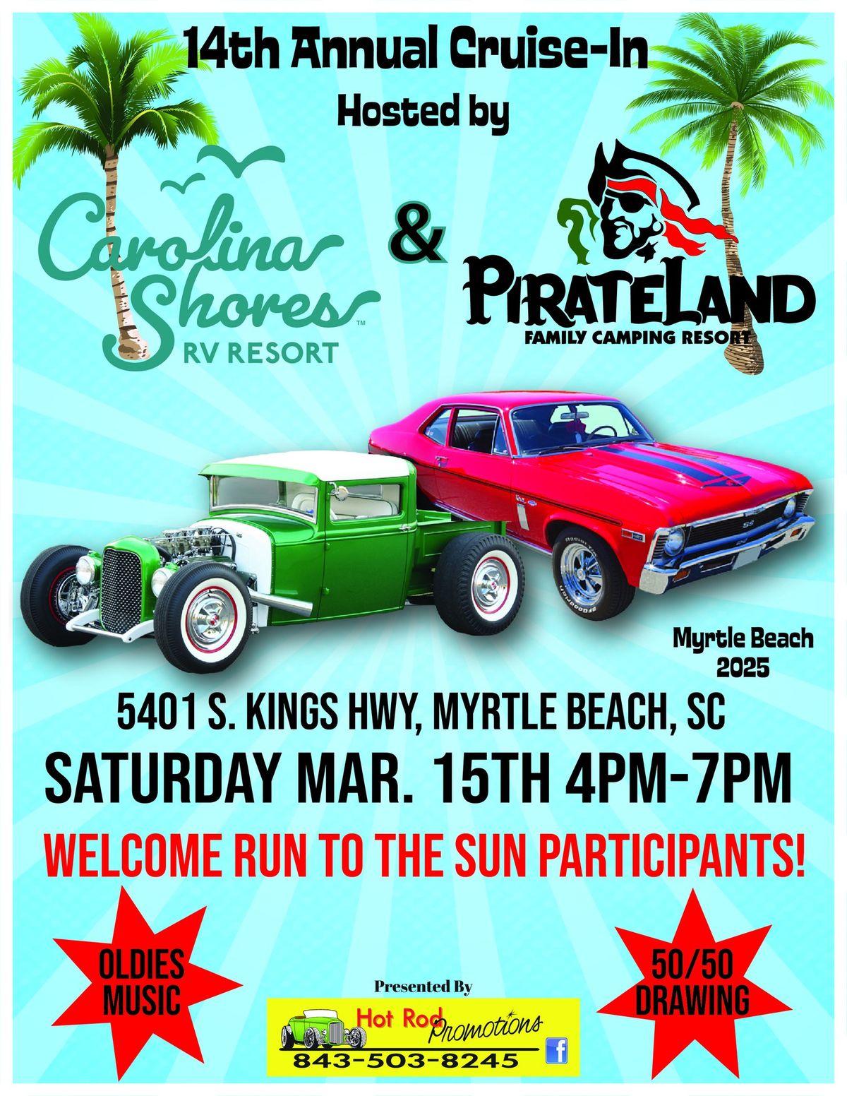 Pirateland & Carolina Shores Cruise-In