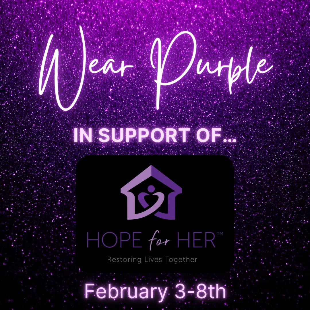 Wear Purple in Support of Hope for Her!