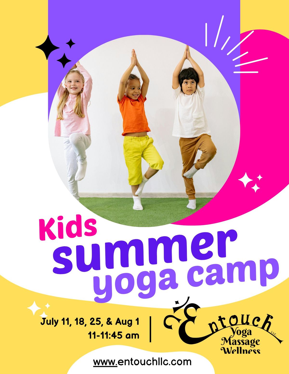 Kids Summer Yoga Camp at Entouch 