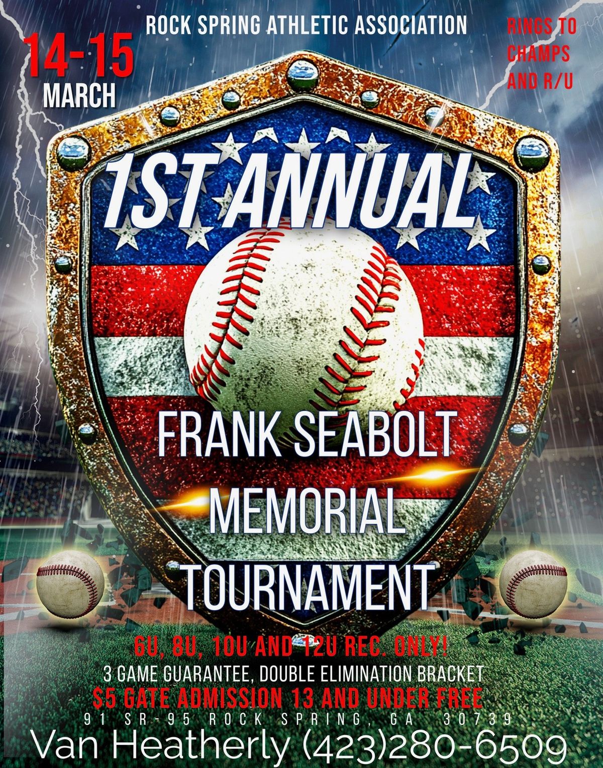 1ST Annual Frank Seabolt Memorial Tournament